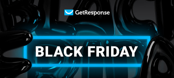 GetResponse Black Friday Sale - 40% Discount