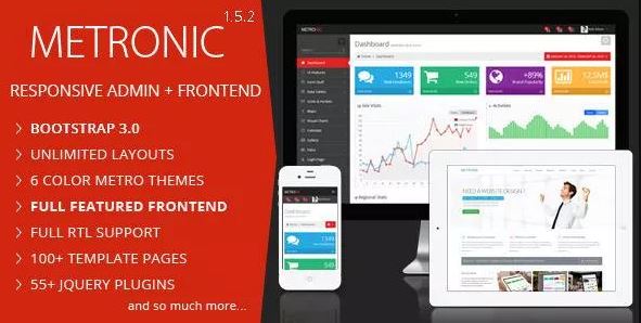  Metronic - Responsive Admin Dashboard Template (Black Friday 2022 & Cyber Monday 2022)