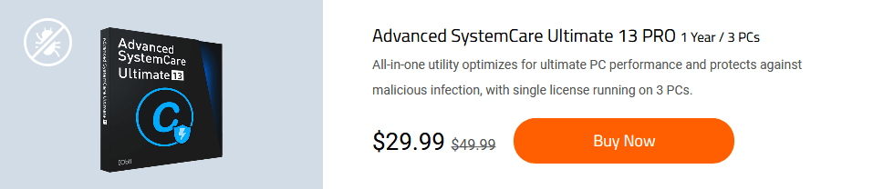 Advanced SystemCare Ultimate Black Friday