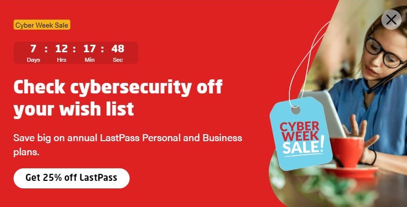 LastPass Black Friday Sale is Here!