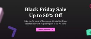 Elementor Pro Black Friday / Black Friday Sale & Deals
