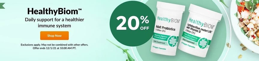 20% OFF on HealthyBiom