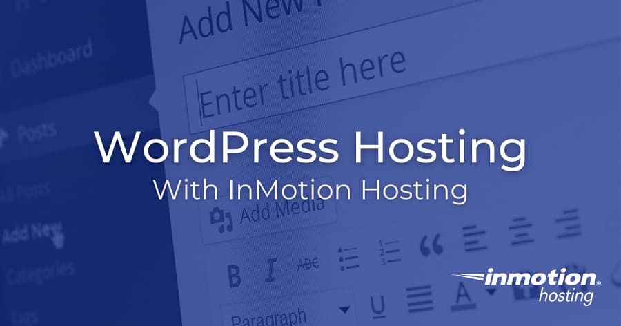 Inmotion WordPress Hosting!