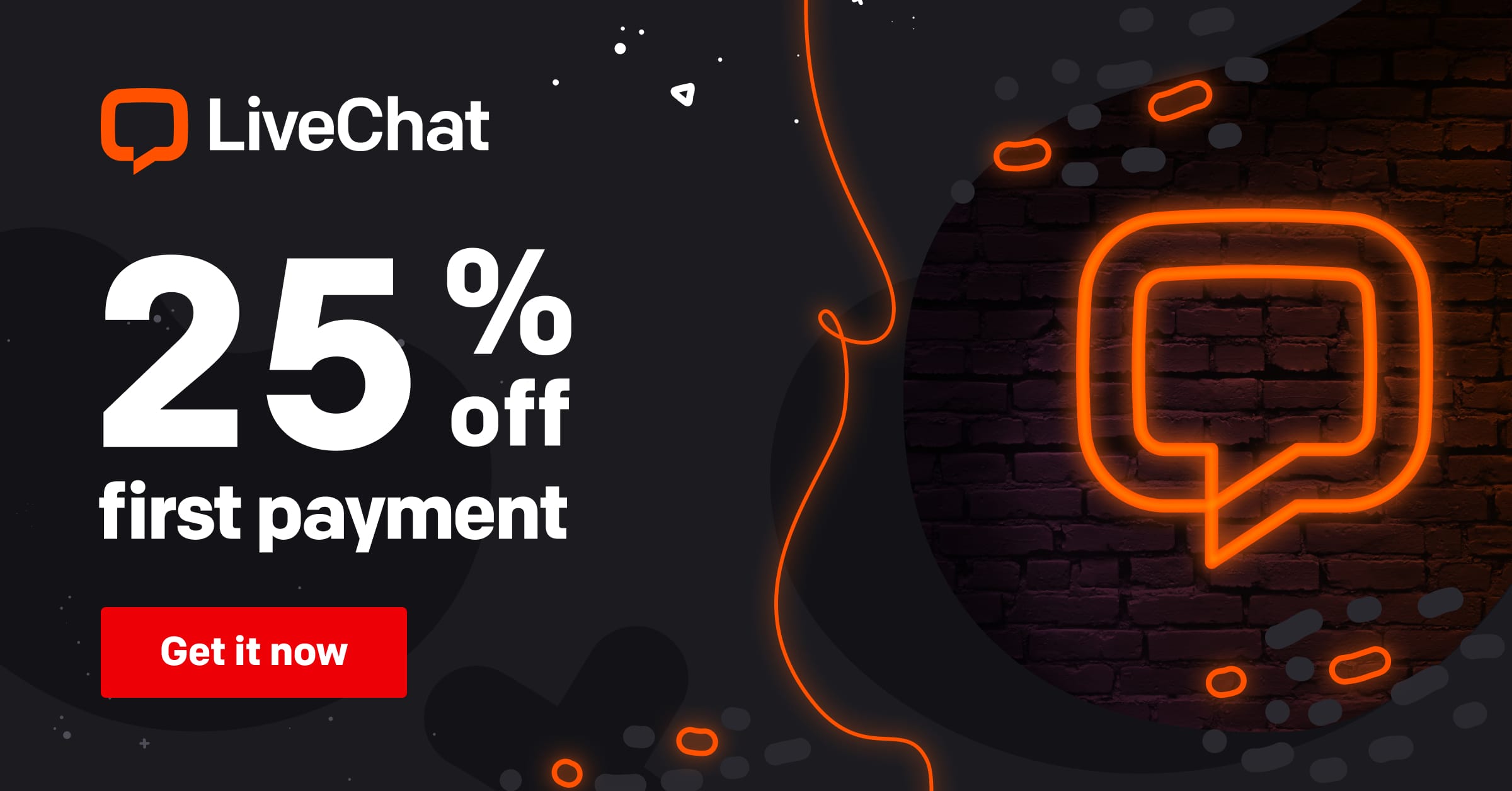 Live Chat Inc Cyber Monday / Black Friday Sale, 25% Discount!