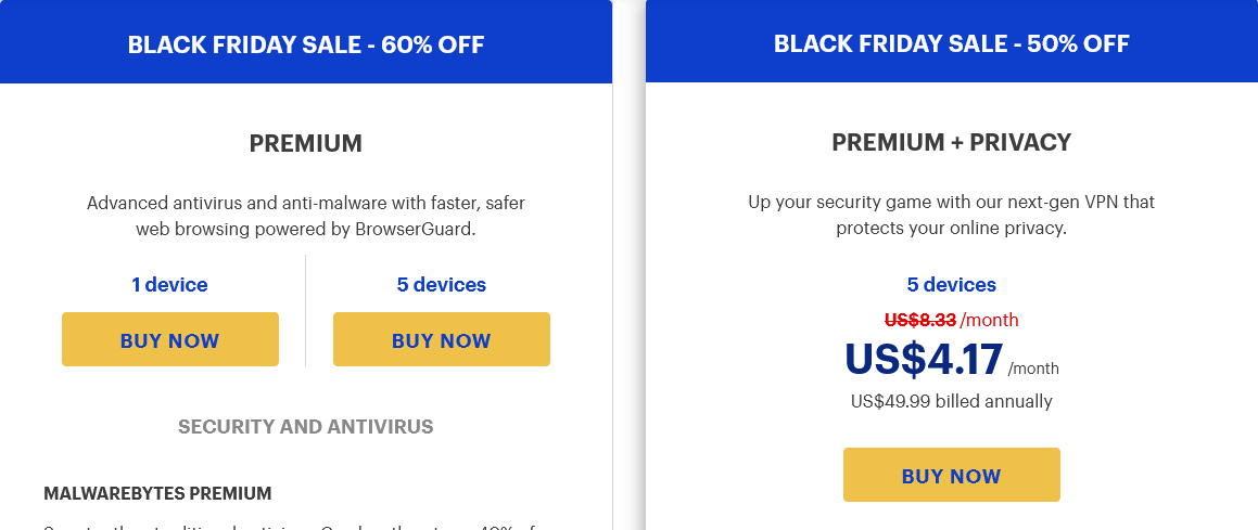 MalwareBytes Black Friday Sale, 60% OFF!