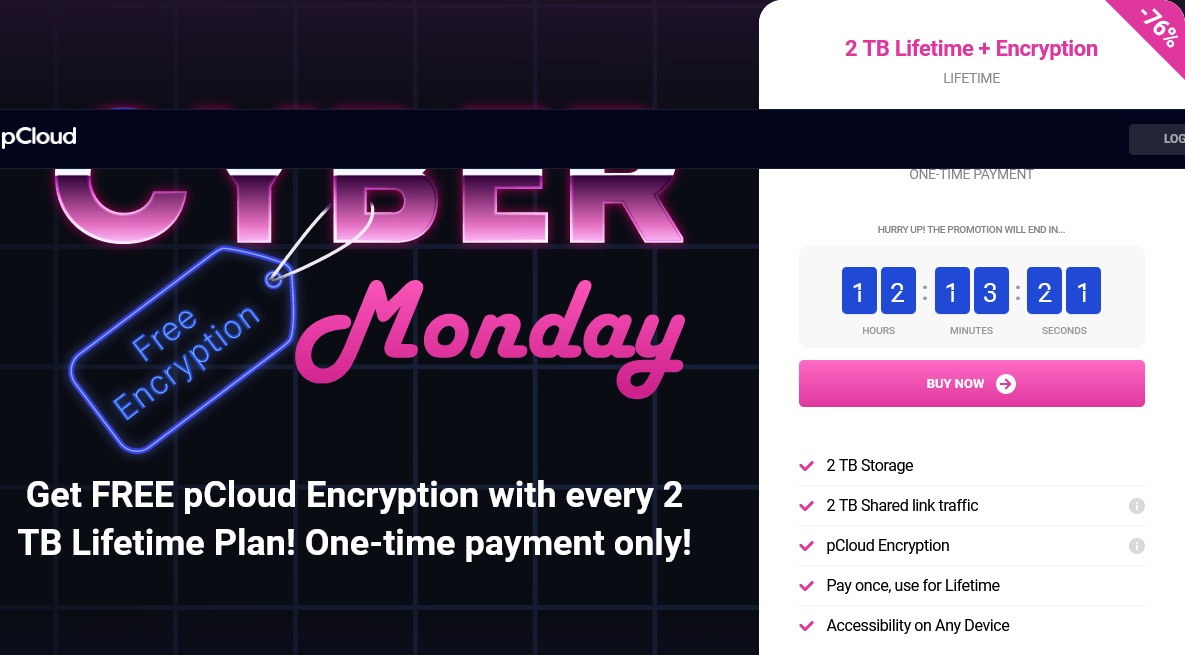 pCloud Cyber Monday Crypto Deal is Here!