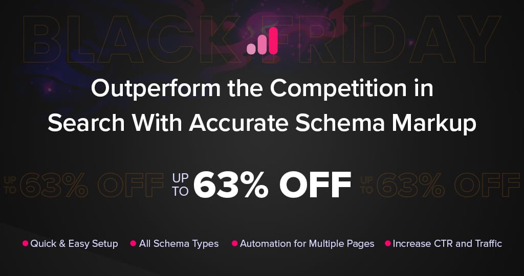 Schema Pro Black Friday Sale - Grab 63% Discount on All Plans