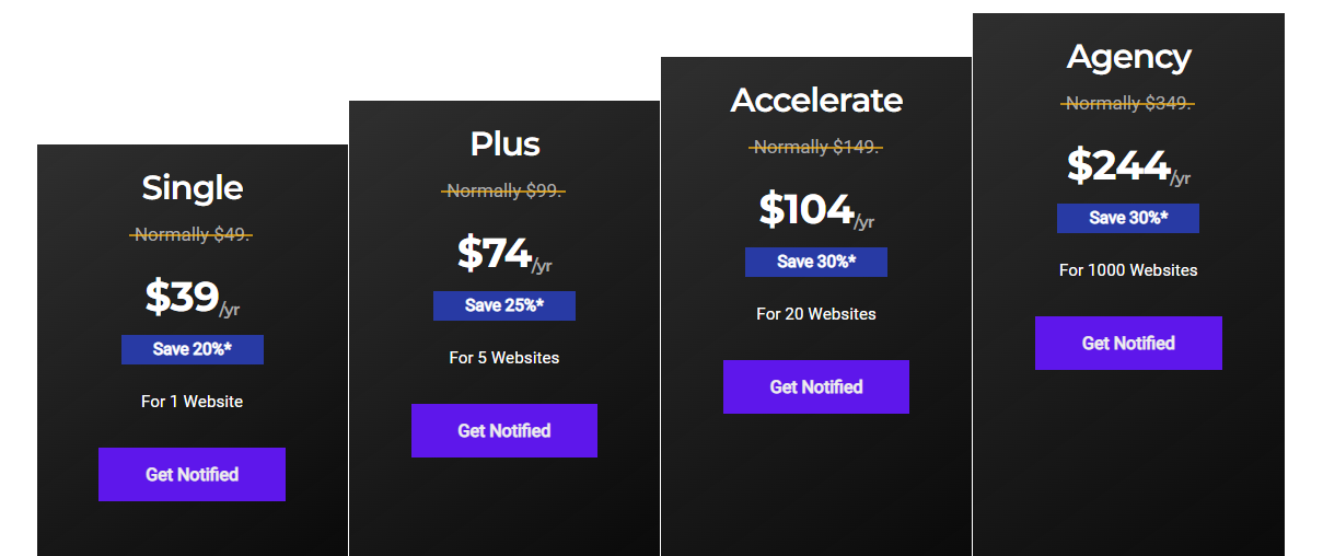 Visual Composer Pricing for Black Friday!