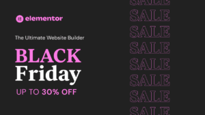 Elementor Pro Black Friday / Cyber Monday Sale & Deals