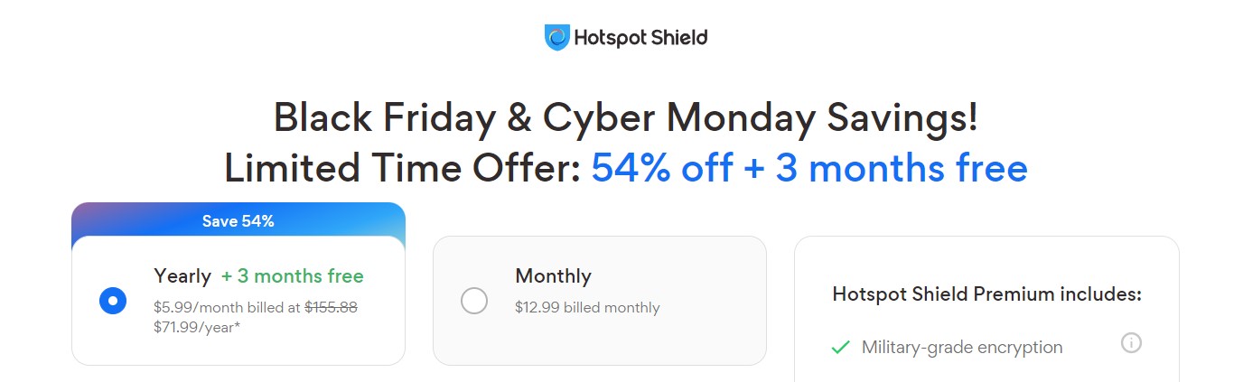 Hotspot Shield Black Friday Offer!