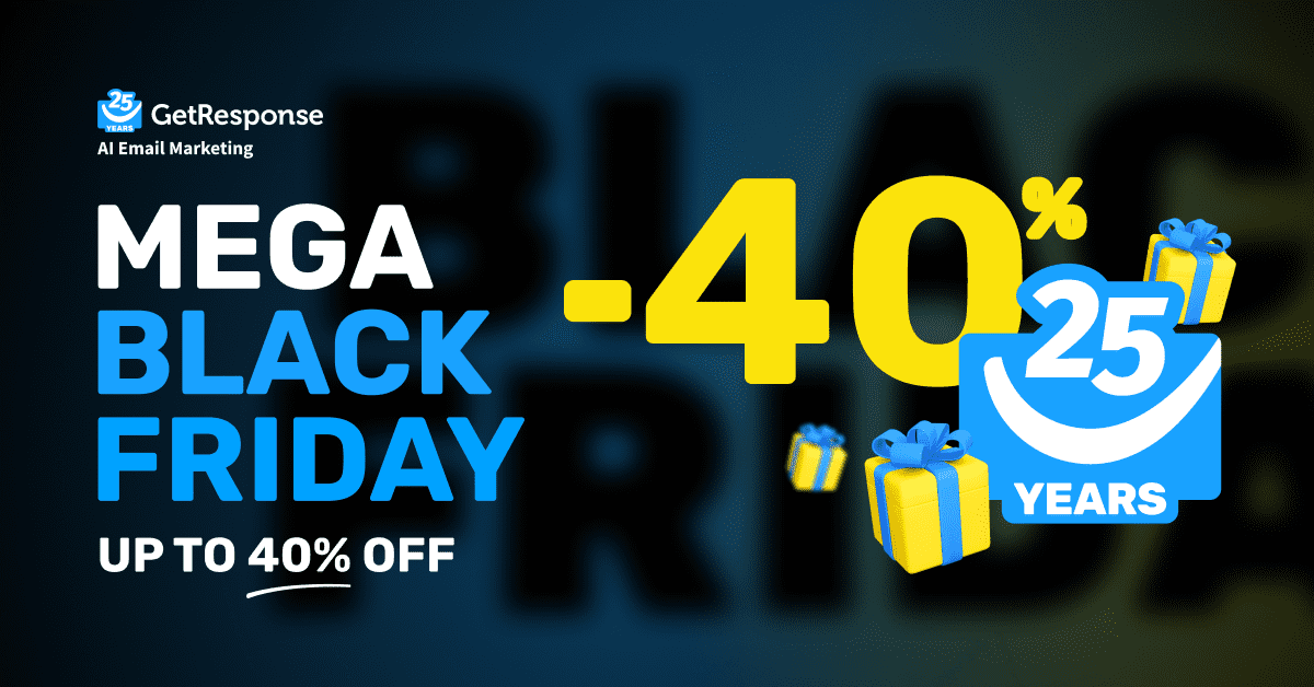 GetResponse Black Friday Sale is Here!